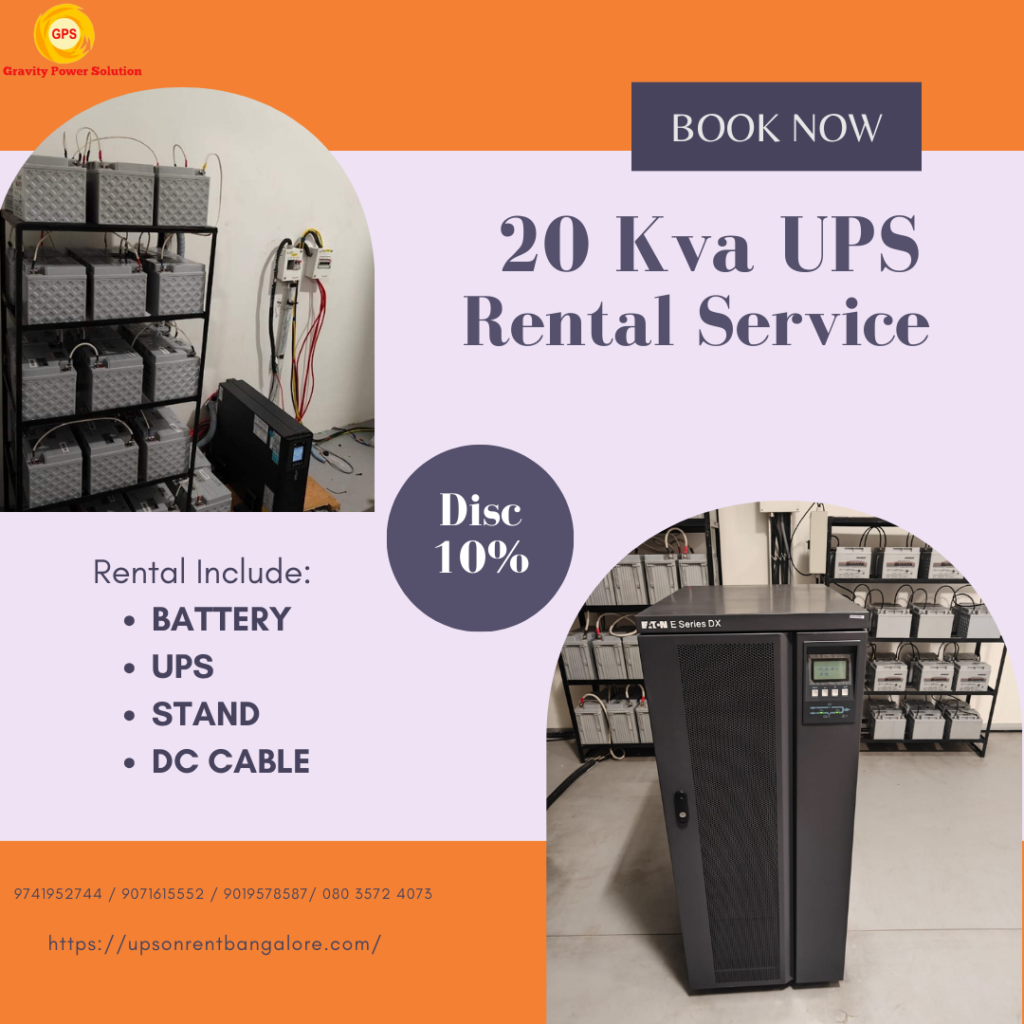 20 Kva UPS Leasing Services